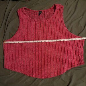 Shein Size 4xl Pink Cropped Tank Top